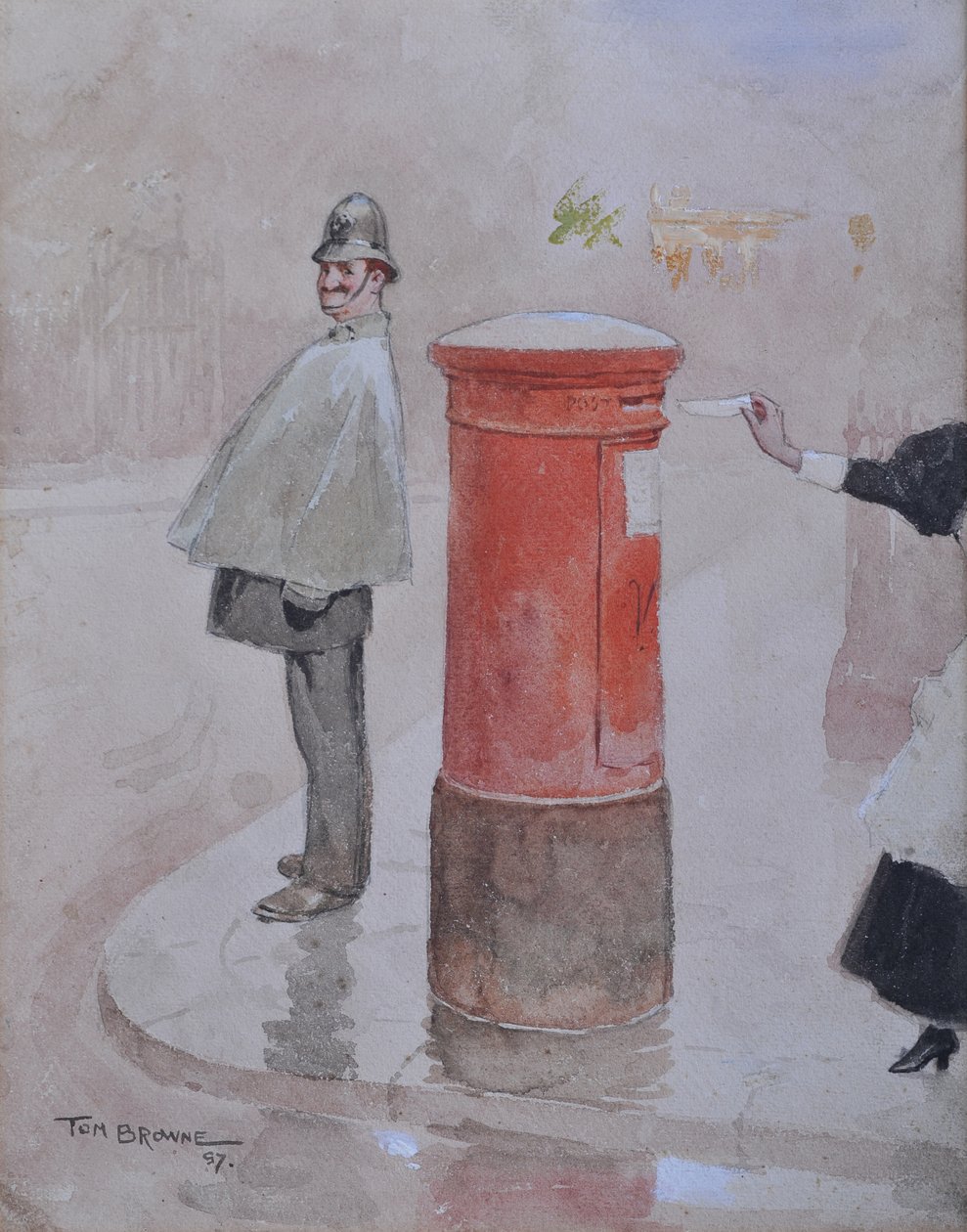 Billet-doux, 1897 door Tom Browne