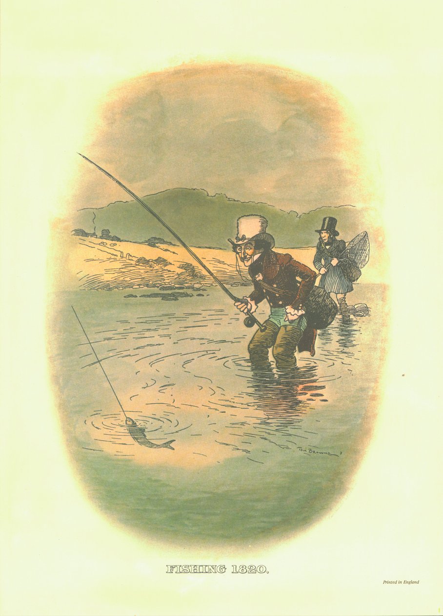 Vissen, 1820 door Tom Browne