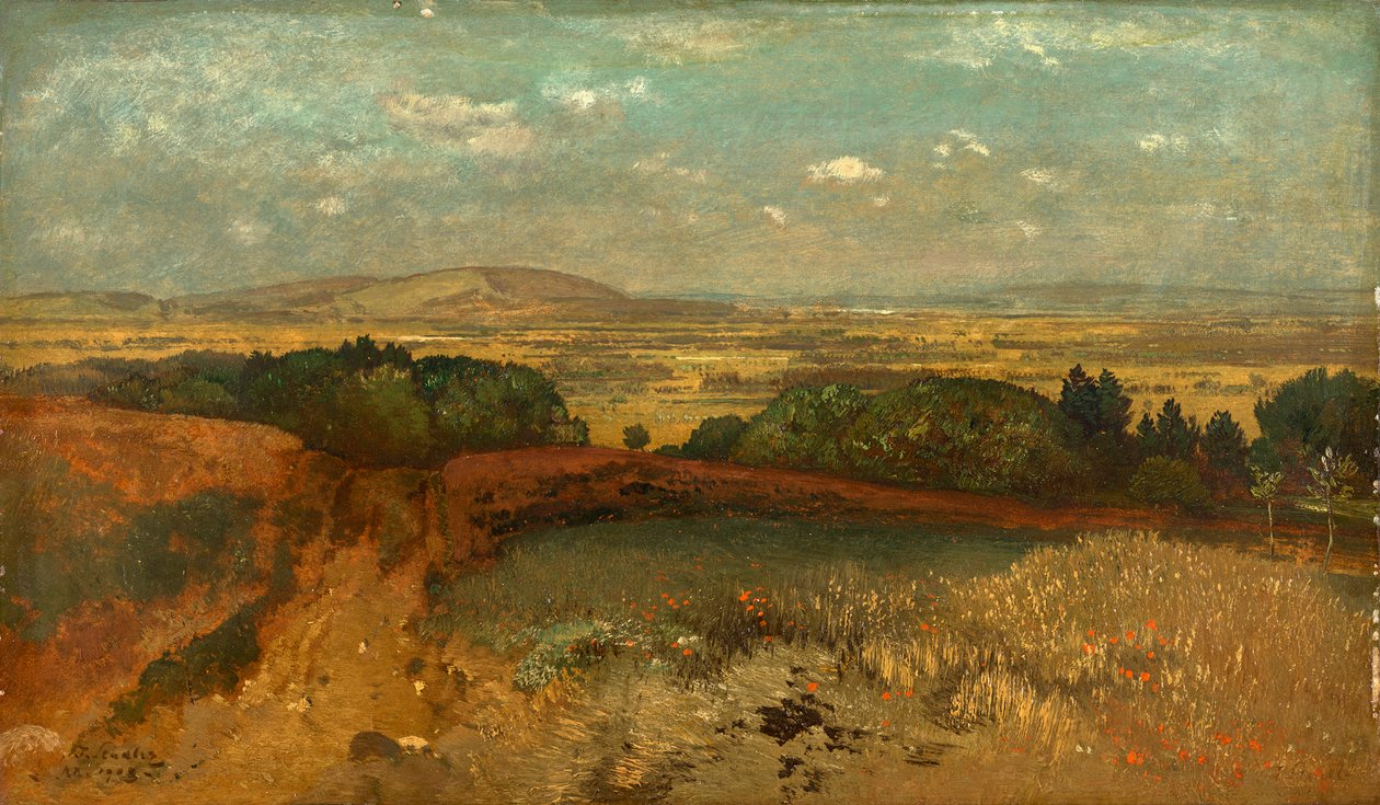 Landschap door Toni Stadler