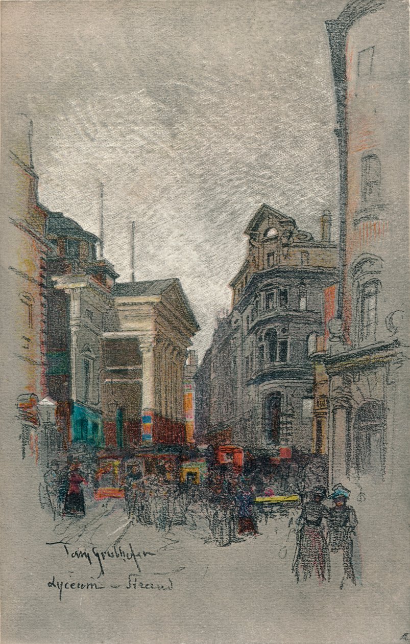 Lyceum - Strand, ca. 1902 door Tony Grubhofer