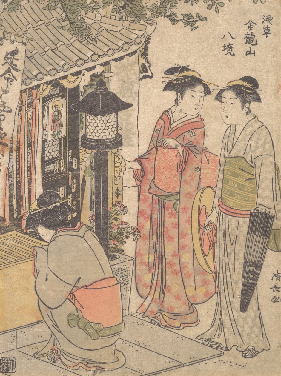 Enmei Jizo door Torii Kiyonaga