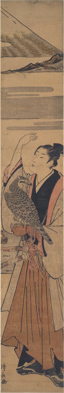 Jonge Valkenier door Torii Kiyonaga