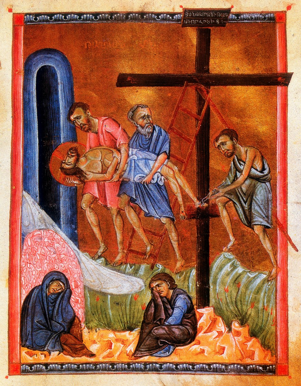 De Kruisafneming, ca. 1268 door T