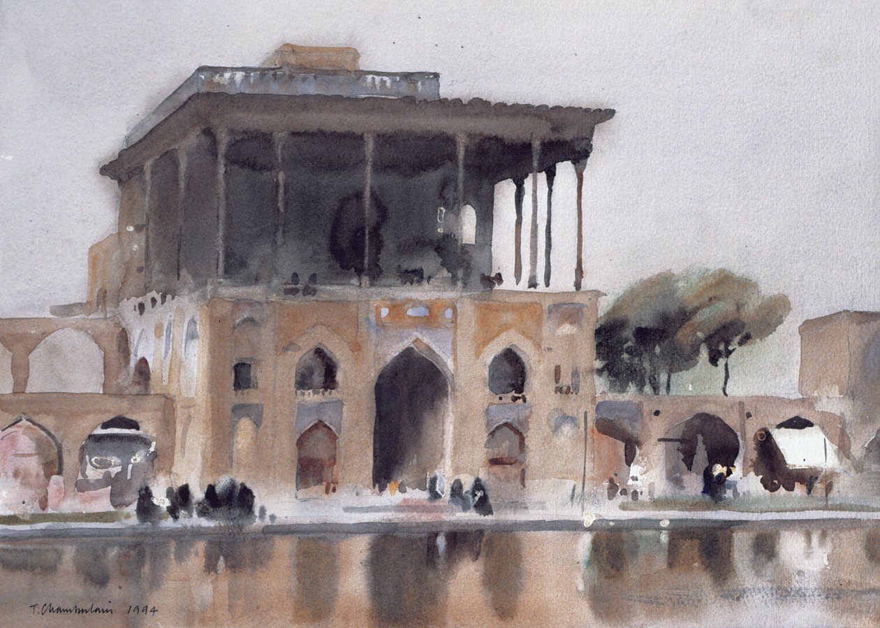 Ali Qapu Paleis, Isfahan, 1994 door Trevor Chamberlain