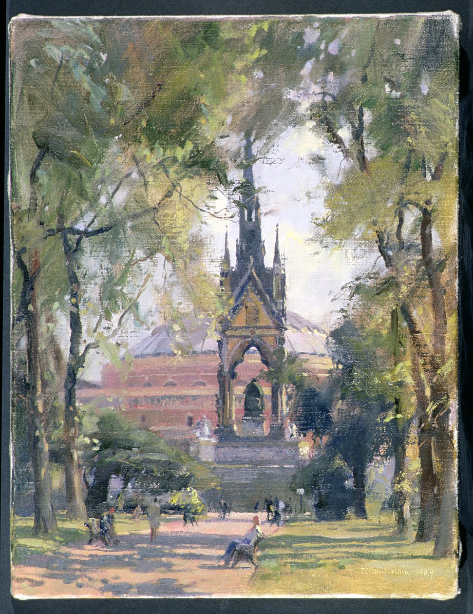 Zomer, Albert Memorial, 1989 door Trevor Chamberlain