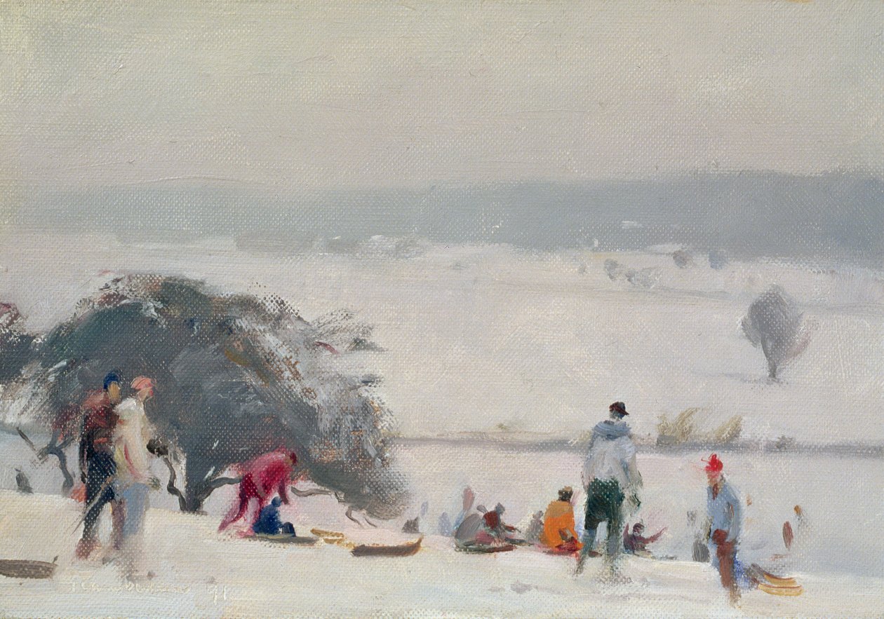 Sleeën, The Meads, Hertford door Trevor Chamberlain
