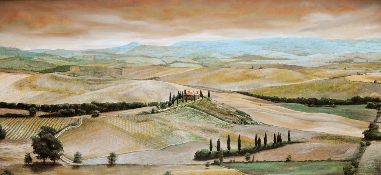 Belvedere, Toscane, 2001 door Trevor Neal