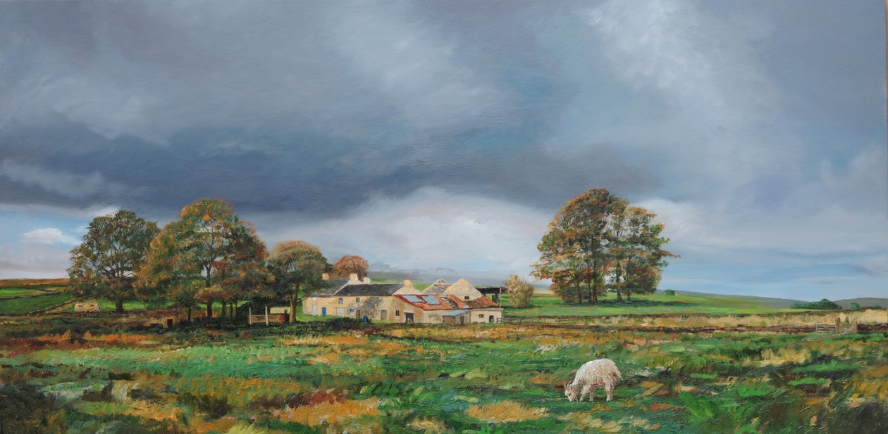 Oude Boerderij, Monyash, Derbyshire door Trevor Neal