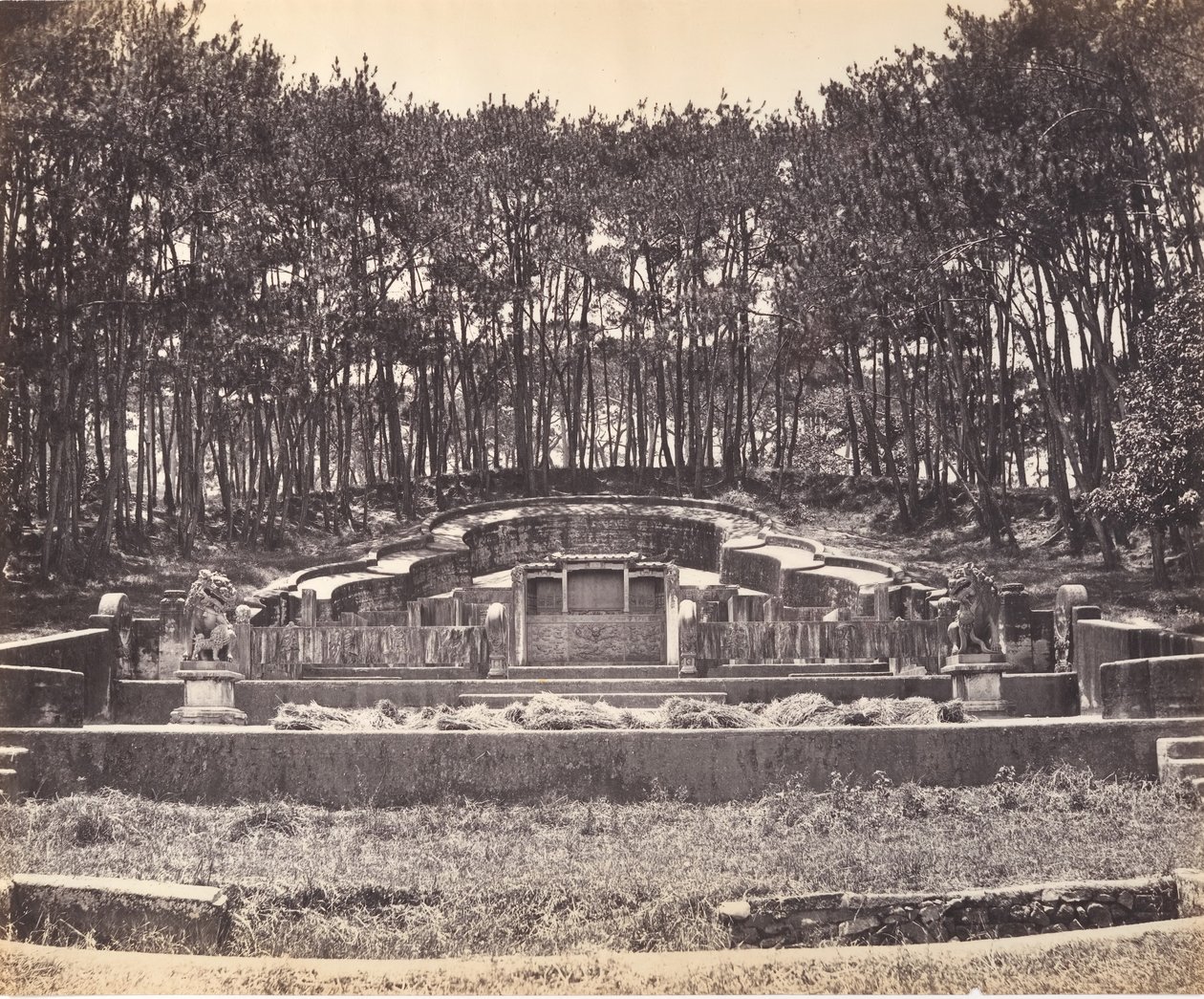 Mandarijngraf in Foochow, ca. 1869 door Tung Hing.