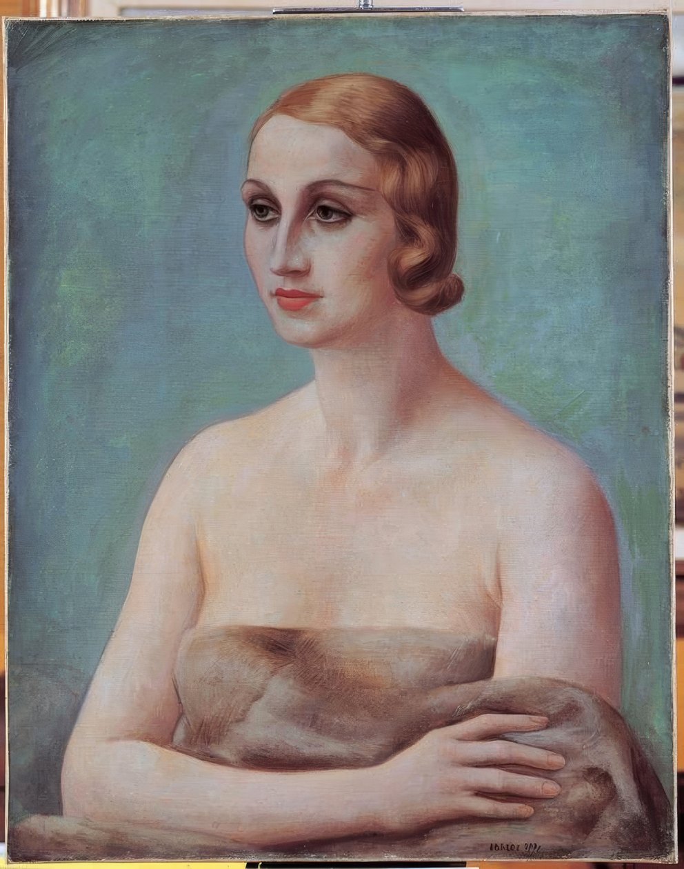Figura (La signora Ducrey) door Ubaldo Oppi