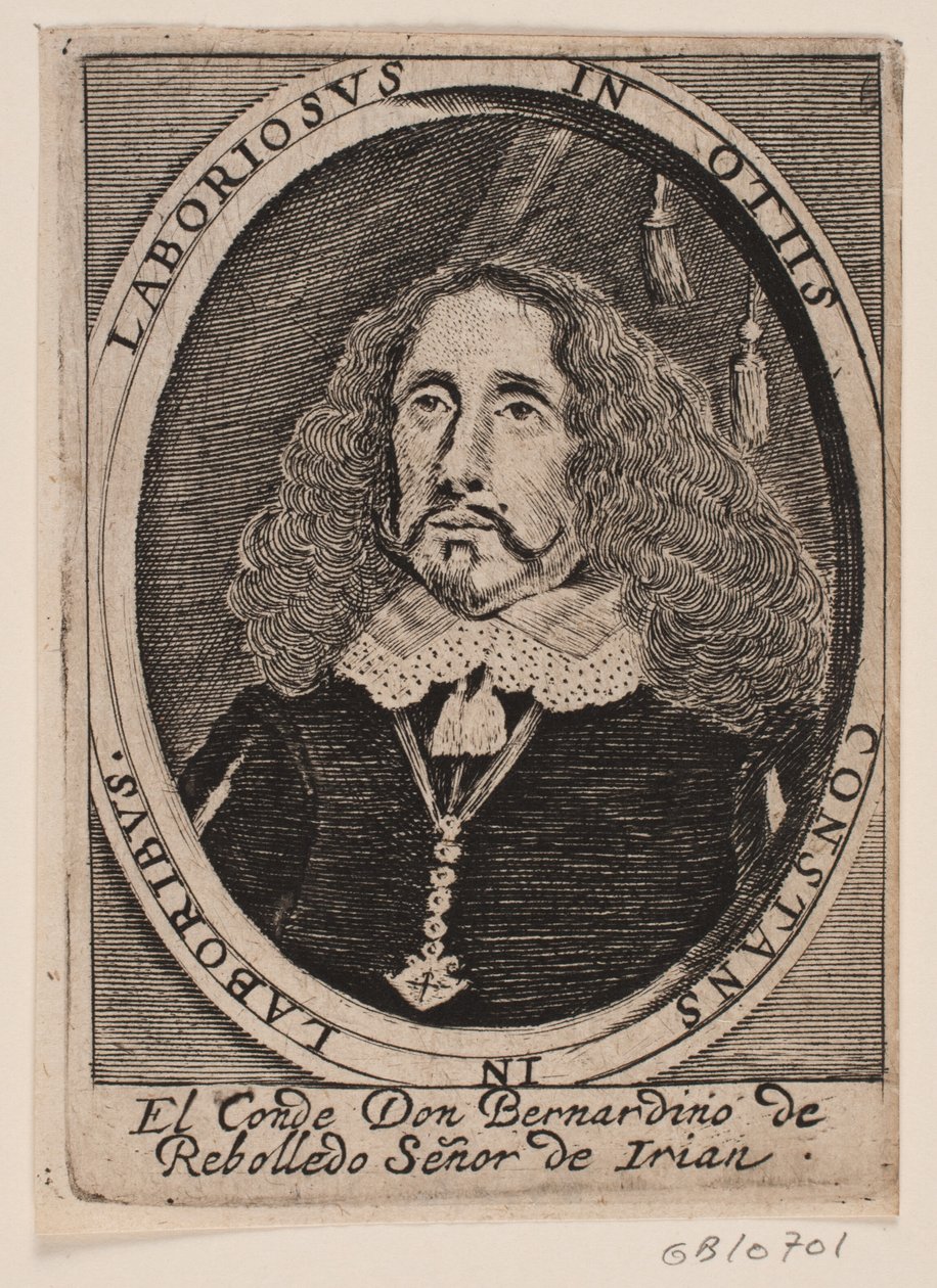Don Bernardino de Rebolledo, Spaanse gezant door Ubekendt