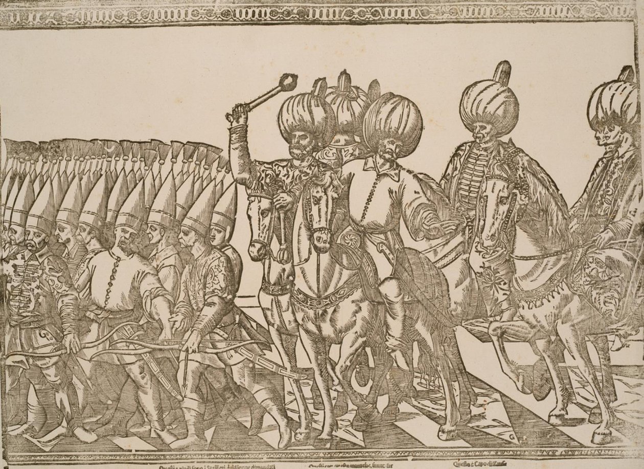 Een Turkse processie door Ubekendt KKSgb6453