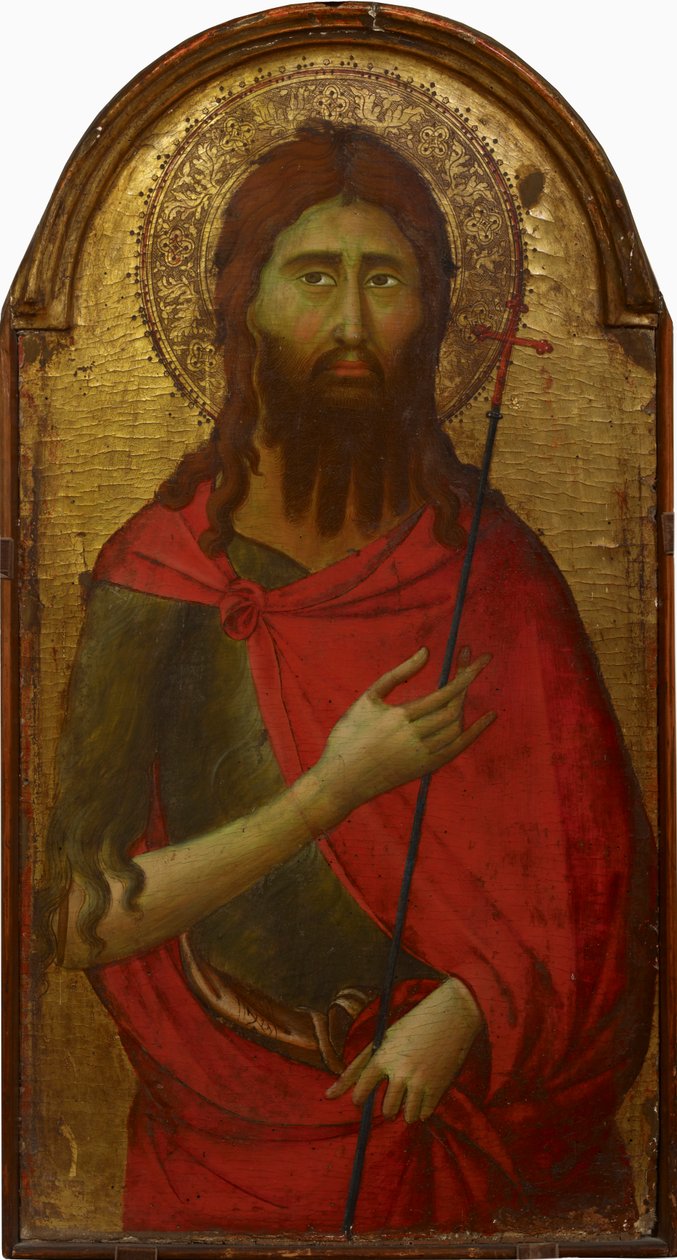 Sint Johannes de Doper door Ugolino di Nerio