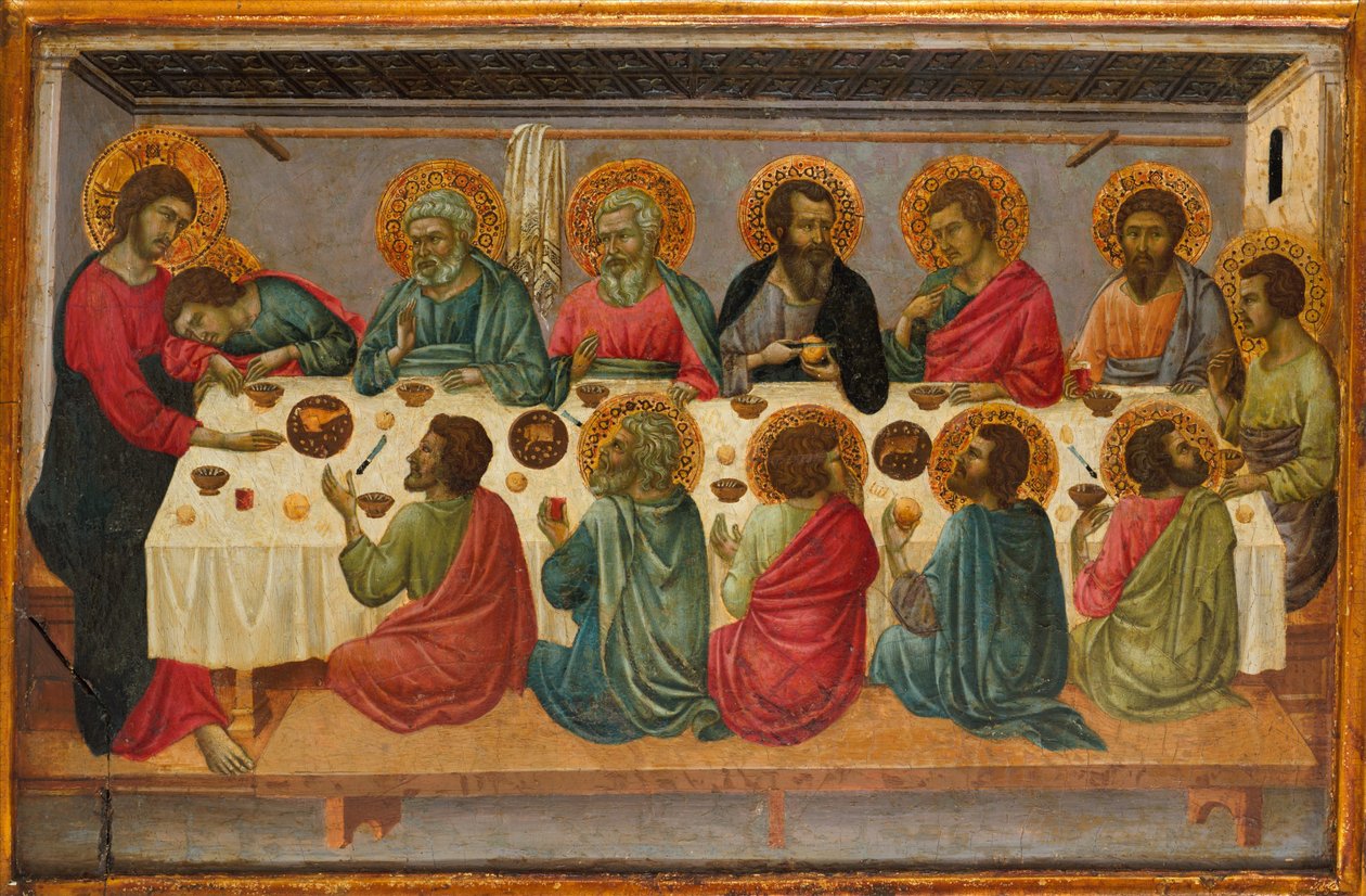 Het laatste avondmaal door Ugolino di Nerio