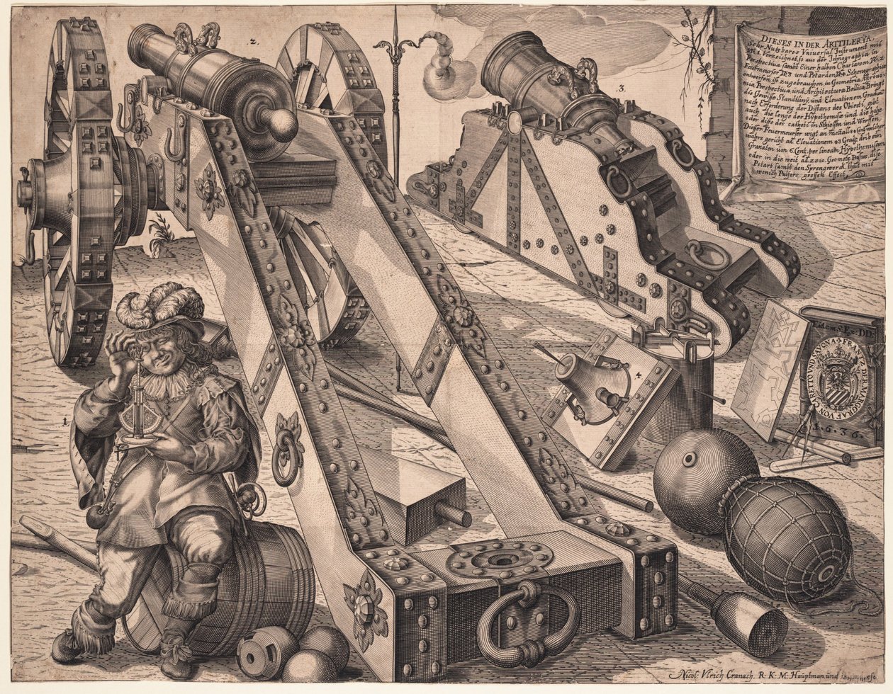 Artilleriekanon, 1636 door Ulrich von Cranach