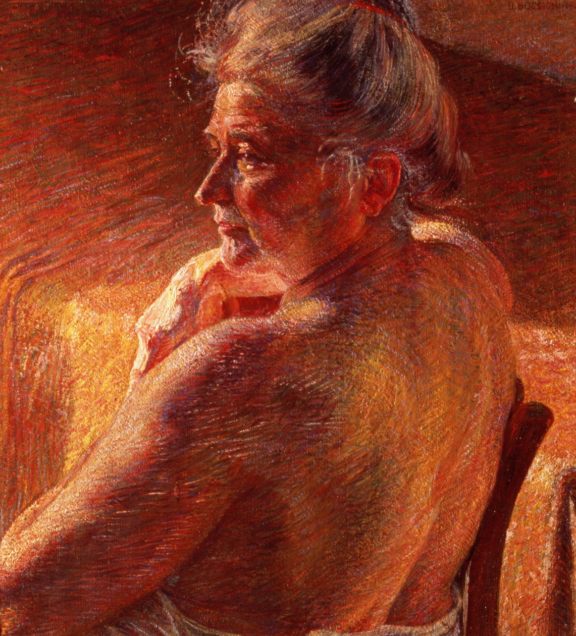 Het effect van zonlicht, 1909 door Umberto Boccioni