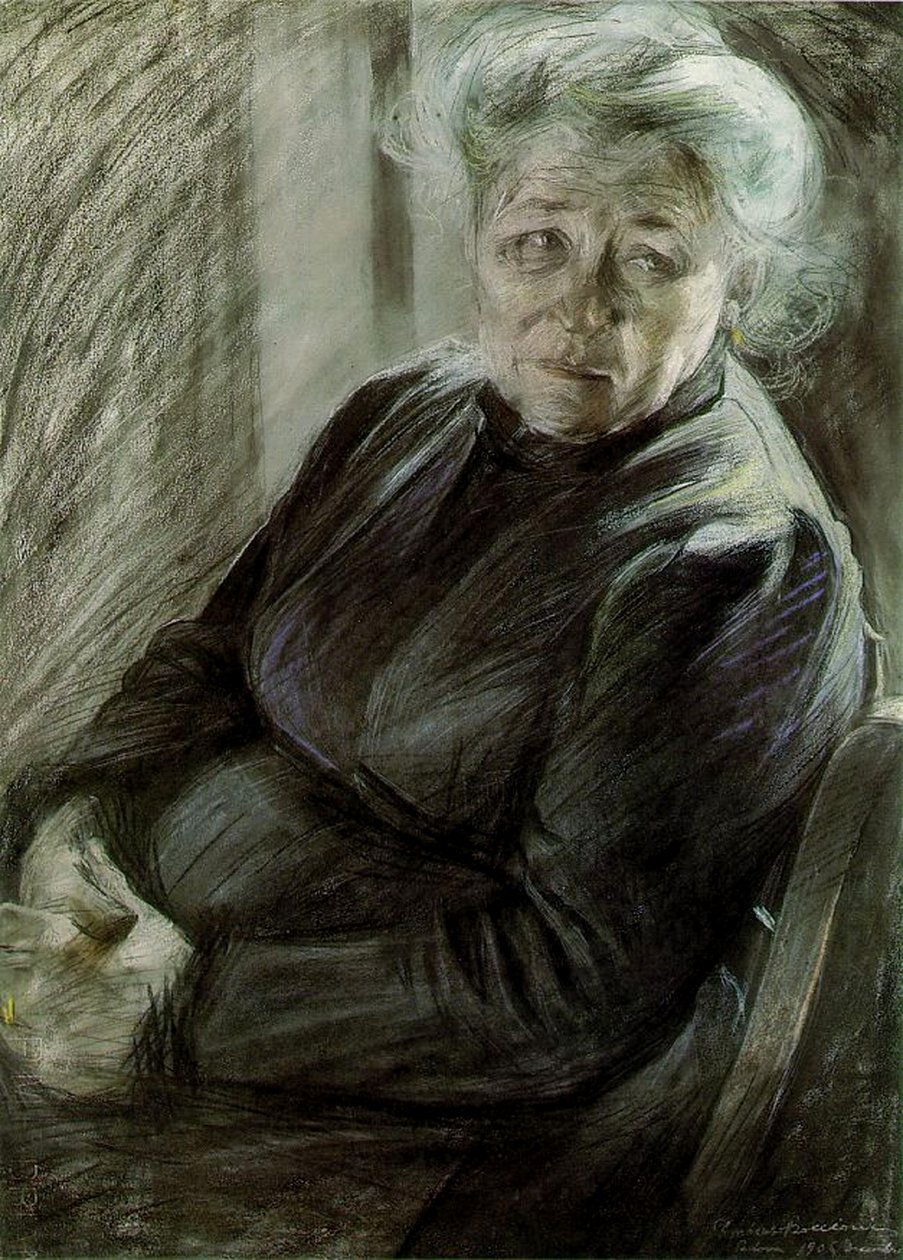 De moeder, 1906 door Umberto Boccioni