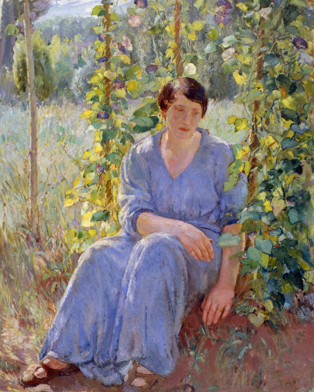 Vrouw in de Zon door Umberto Moggioli