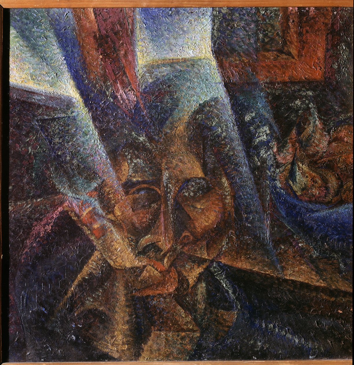 Licht, gezicht en sfeer door Umberto Boccioni