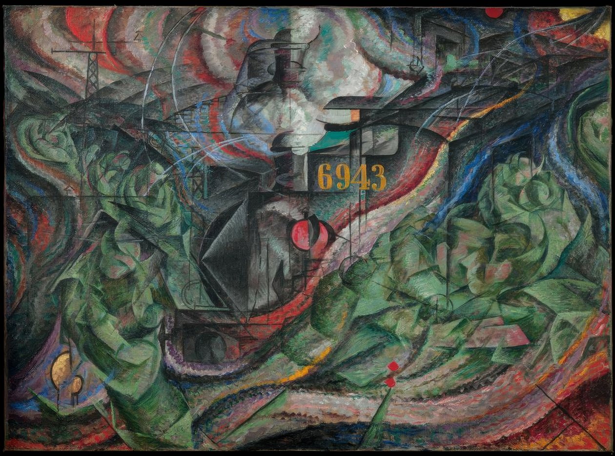Toestanden van de ziel II - De Afscheidingen door Umberto Boccioni