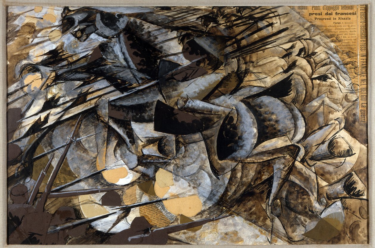 Onbekend schilderij door Umberto Boccioni