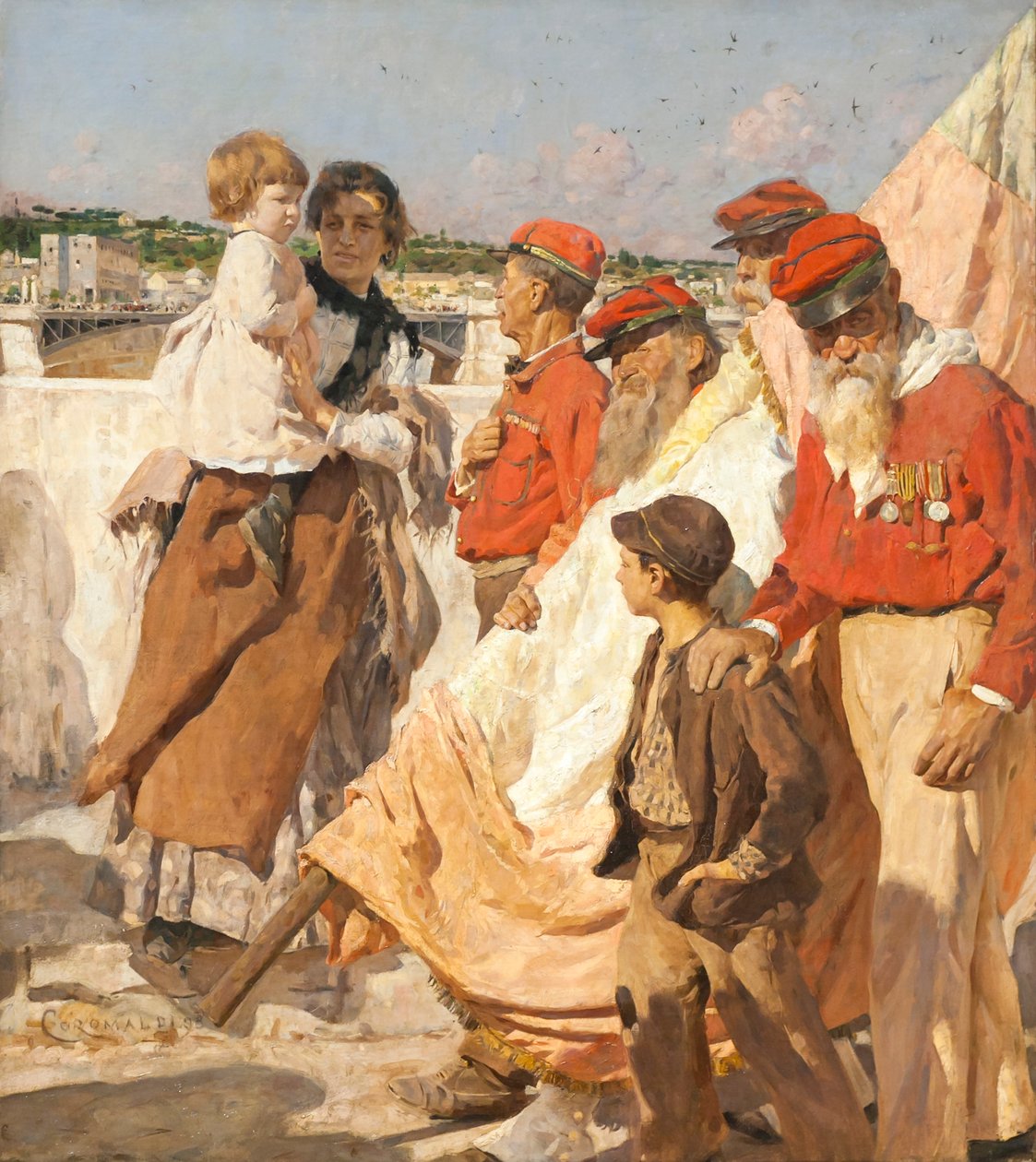 Roodhemden door Umberto Coromaldi