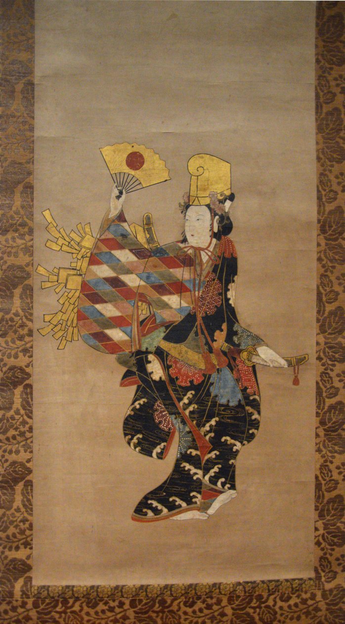 Kabuki acteur. Kakemono. Edo-periode door Unbekannt Unbekannt