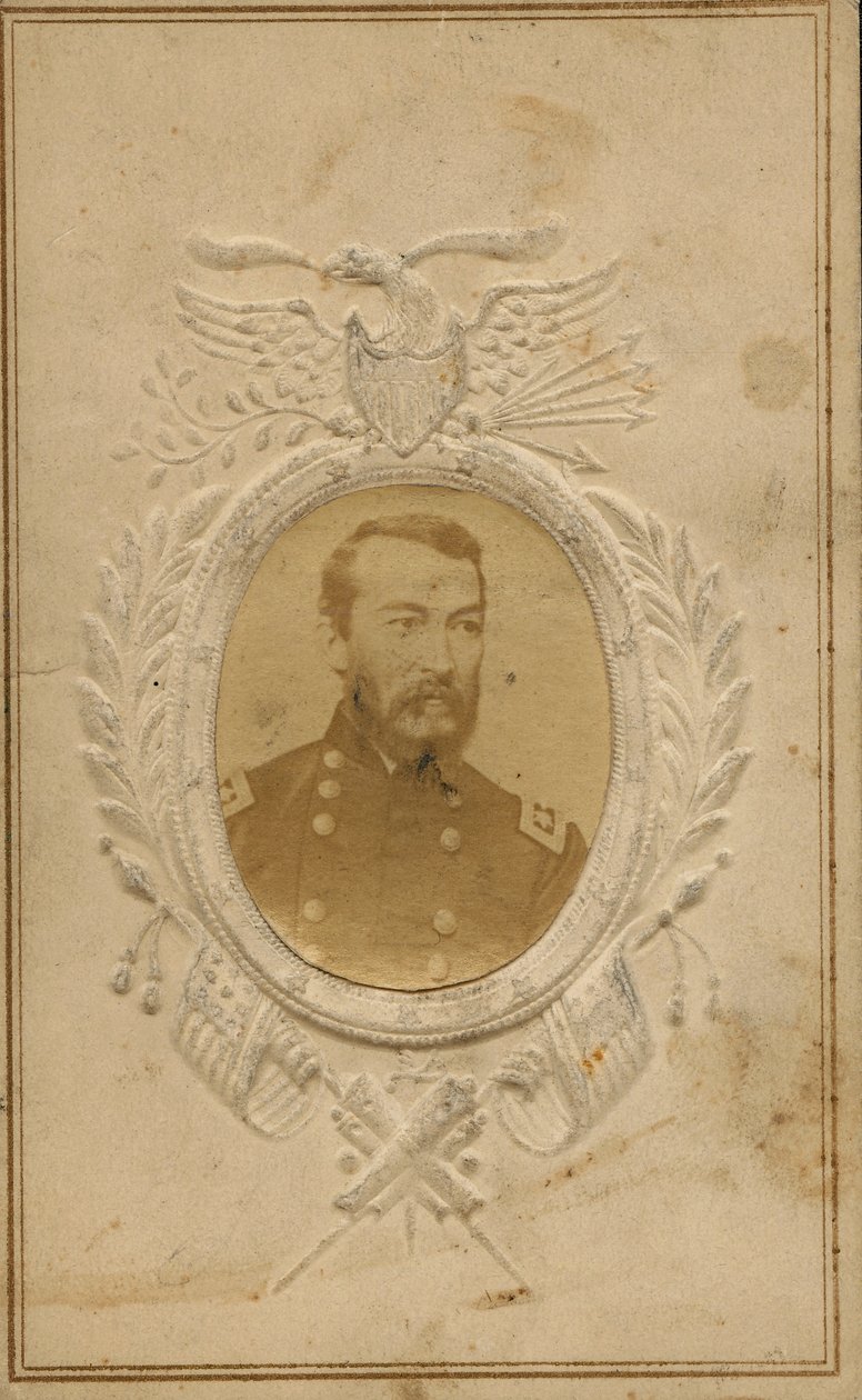 Borstportret van een man in uniform door Unbekannt Unbekannt