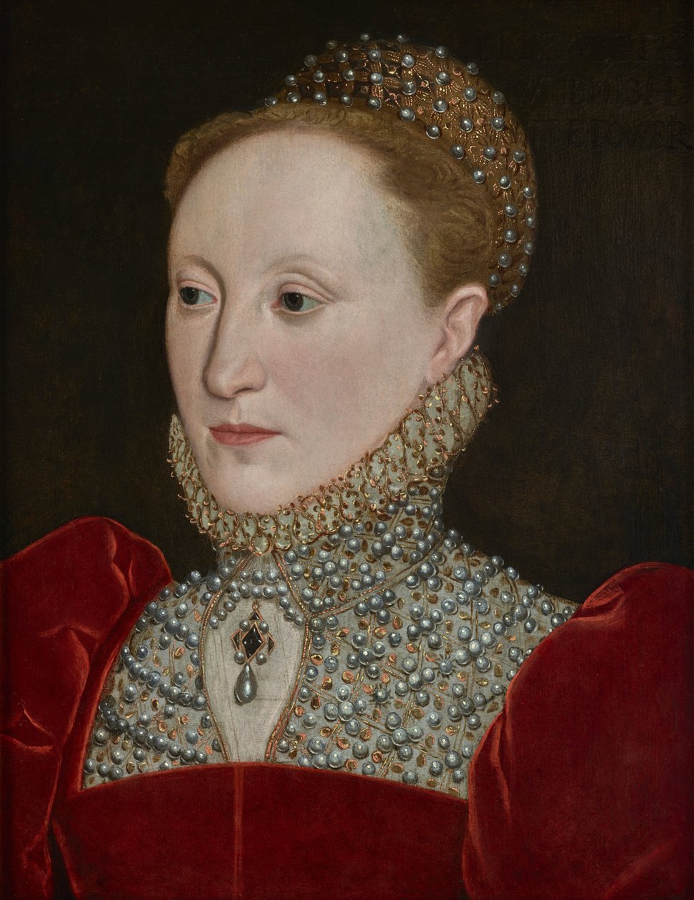 Elizabeth I van Engeland door Unbekannt Unbekannt