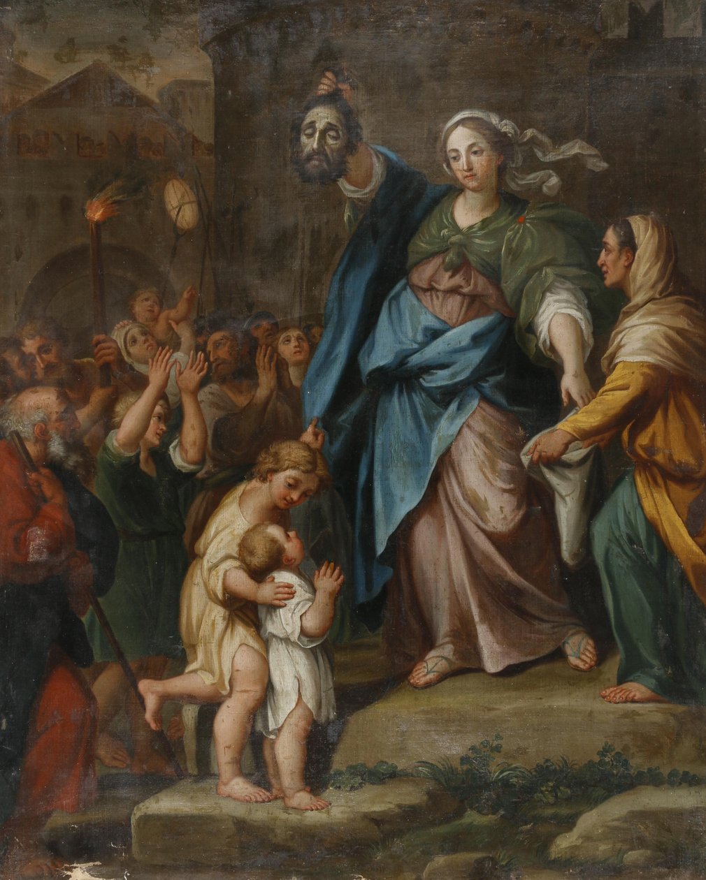 Judith presenteert het hoofd van Holofernes door Unbekannt Unbekannt