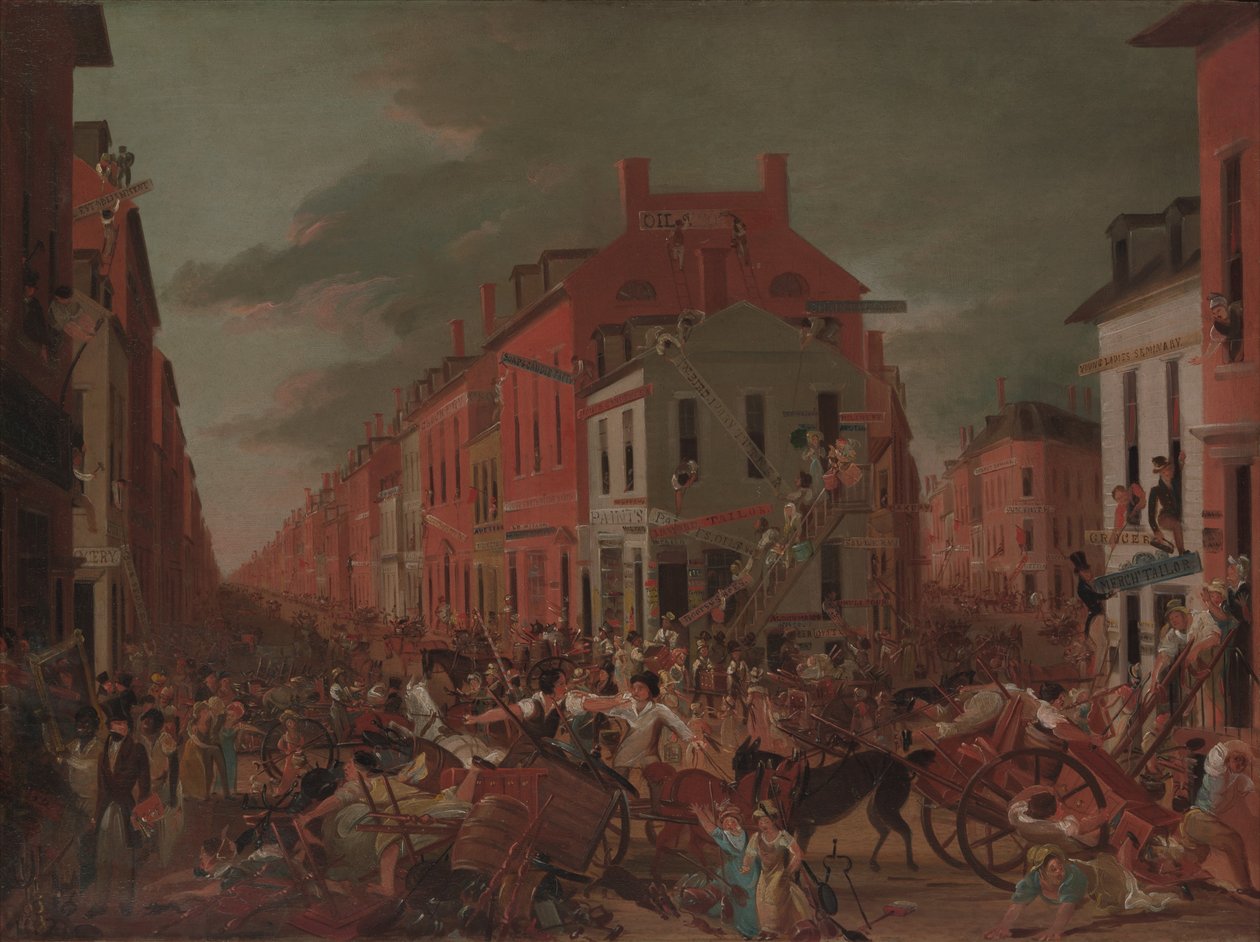 Verhuisdag (in het oude New York) door Unbekannt Unbekannt