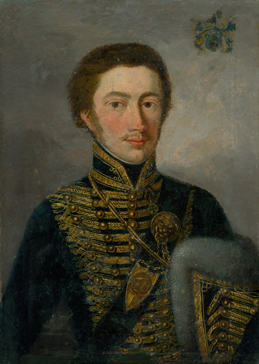 Portret van een officier door Unbekannt Unbekannt