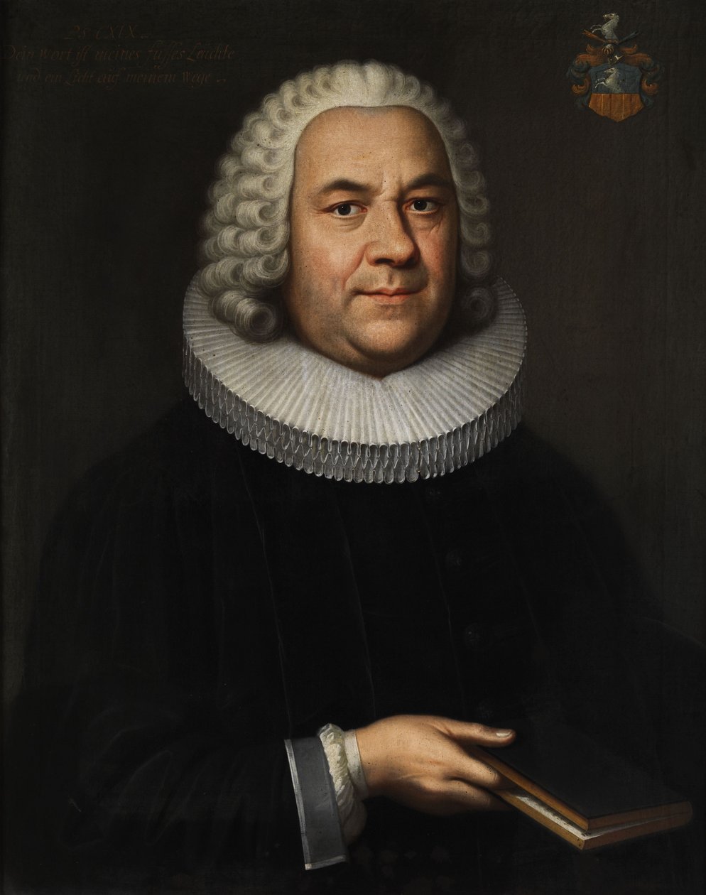 Portret van de theoloog Jeremias Friedrich Reuss (1700-1777), professor in de theologie in Kopenhagen door Unbekannt Unbekannt