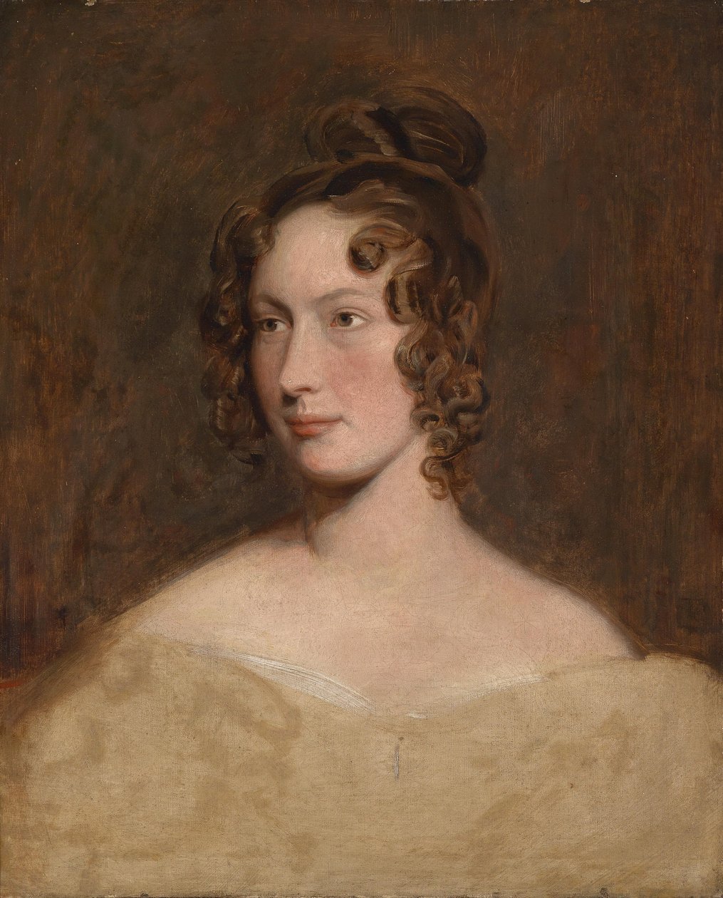 Portret van een dame door Unbekannt Unbekannt