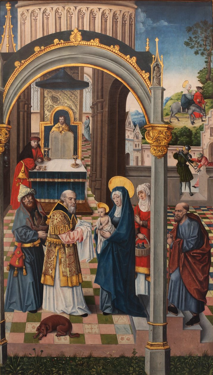 Presentatie van Jezus Christus in de tempel door Unbekannt Unbekannt