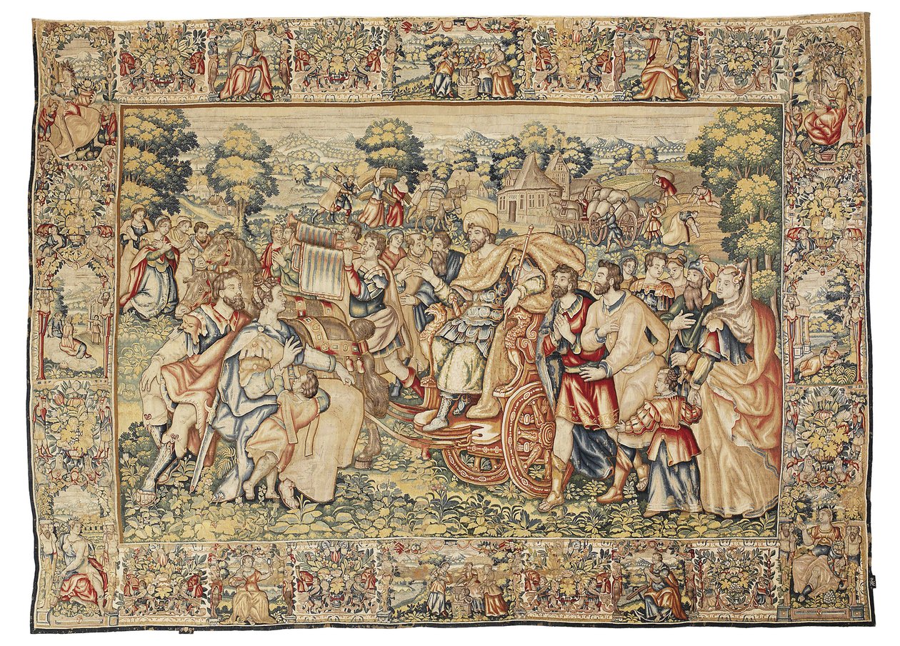 Tapisserie Jephta en zijn dochter door Unbekannt Unbekannt