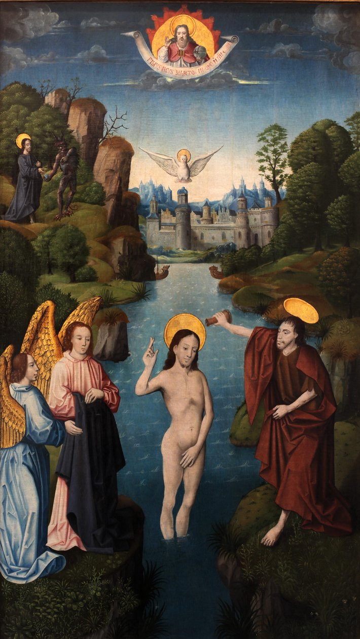 De doop van Christus door Unbekannt Unbekannt