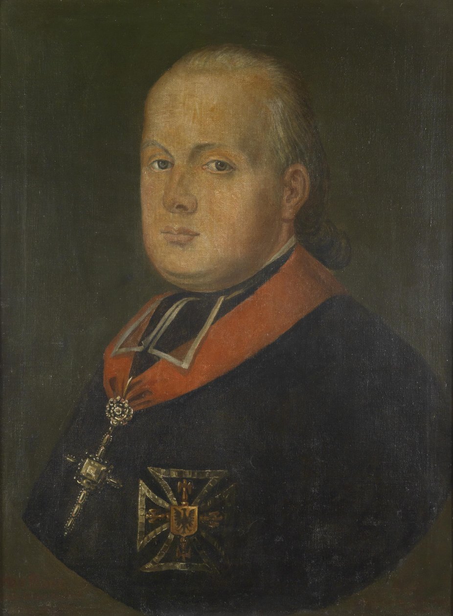 Aartshertog Maximilian Franz van Oostenrijk, portret als keurvorst-aartsbisschop van Keulen en hoog- en Duitsmeester door Unbekannt Unbekannt