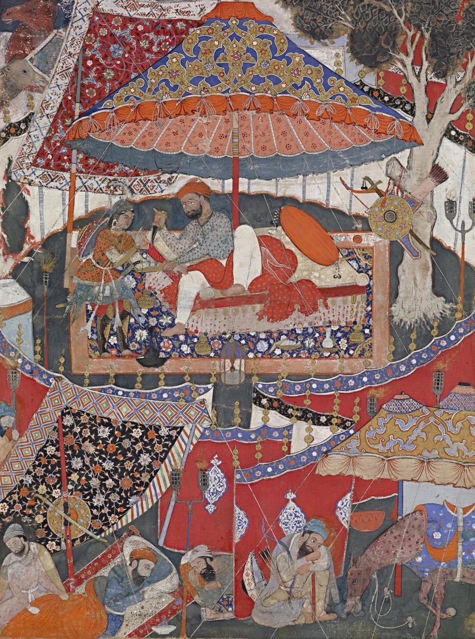 Een pagina uit de Dastan-i Amir Hamza (Hamzanama) door Unbekannt Unbekannt