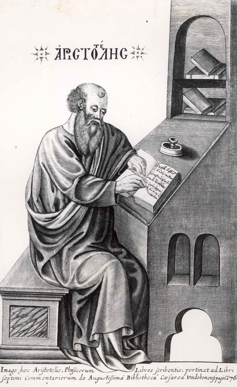 Aristoteles (384-322 v.Chr.) door Unbekannt Unbekannt