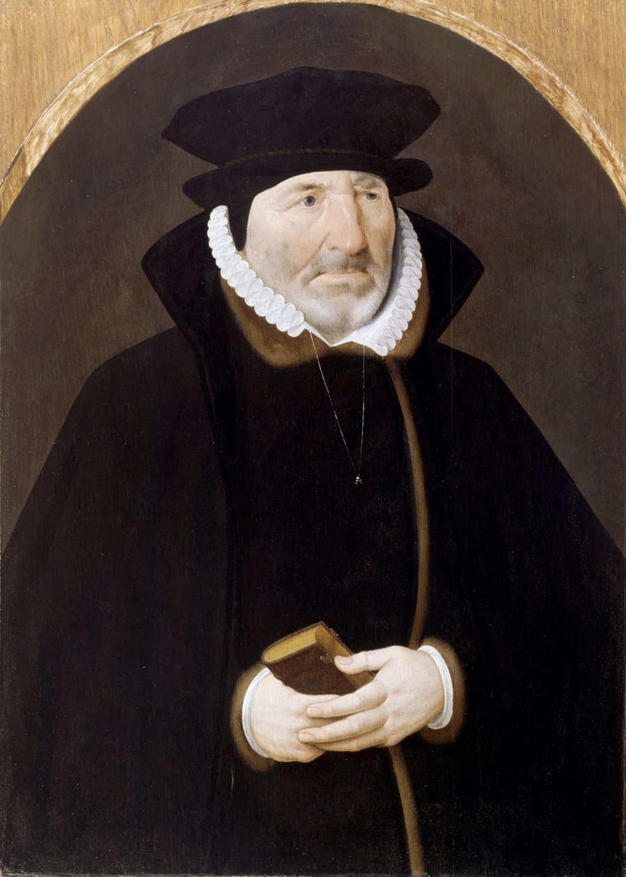 Portret van een man door Unbekannt Unbekannt