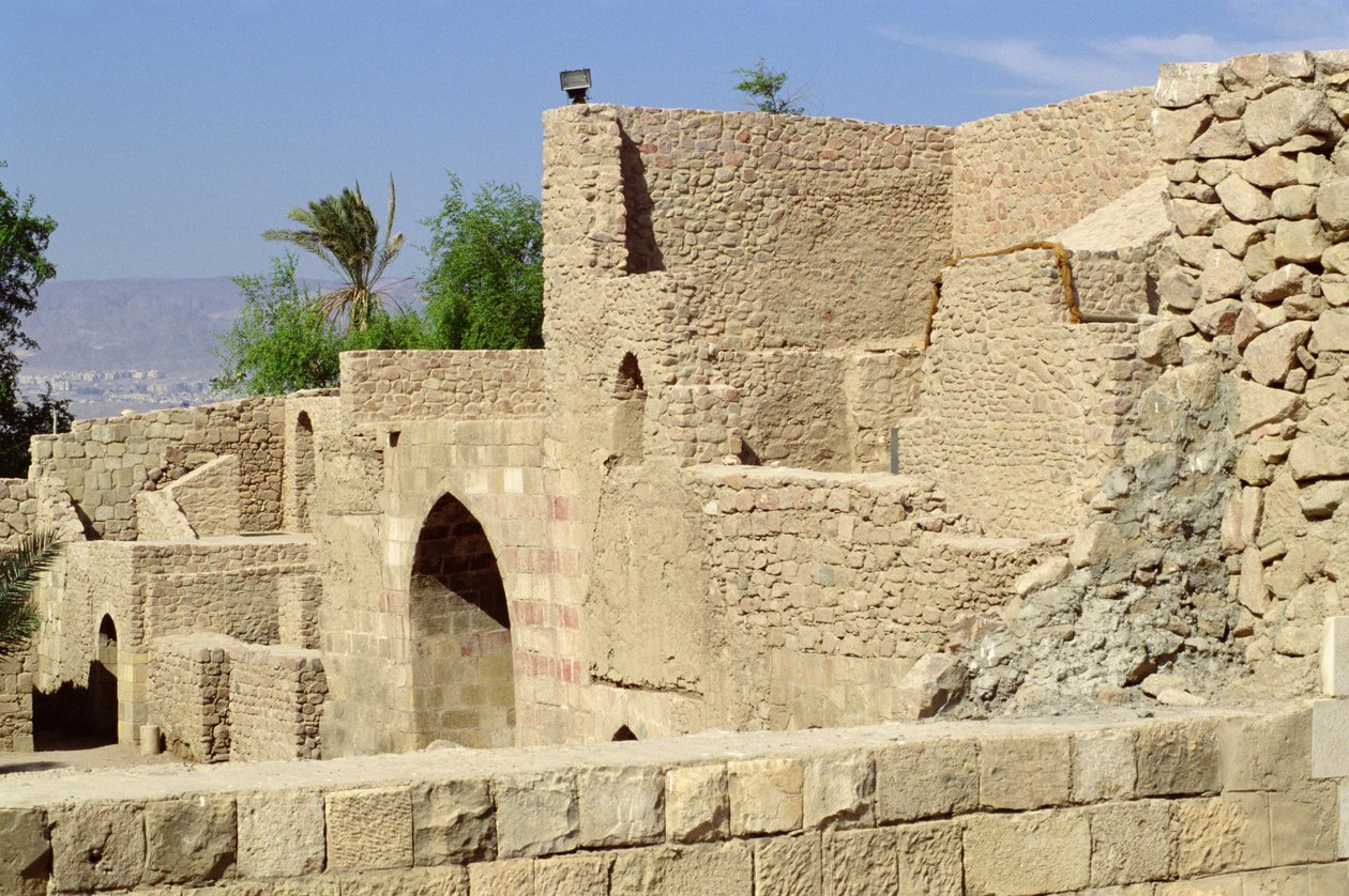 Fort, gebouwd door Boudewijn I (c.1058-1118) door Unbekannt Unbekannt
