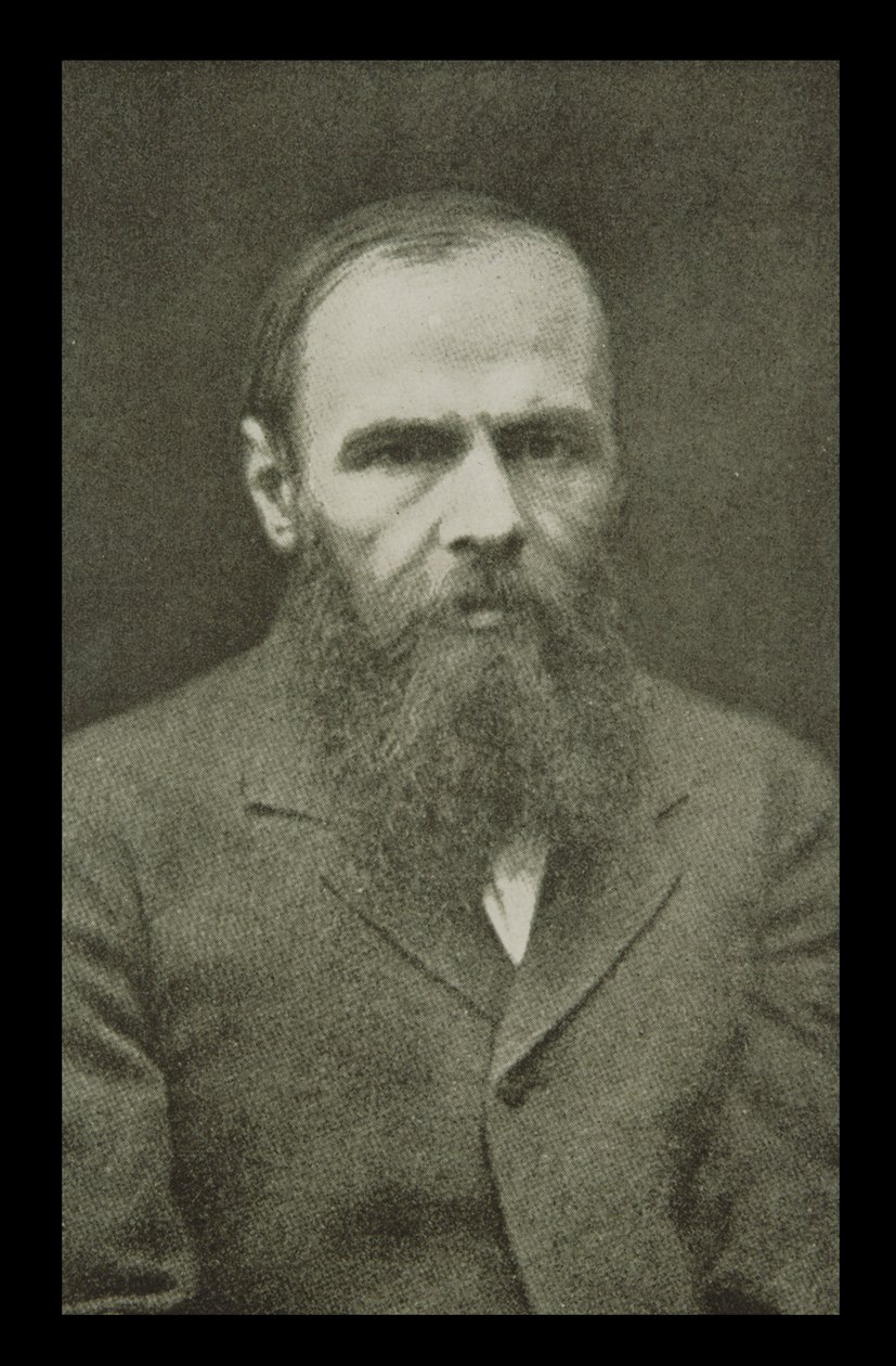Fyodor Mikhaylovich Dostoyevsky (1821-81) door Unbekannt Unbekannt