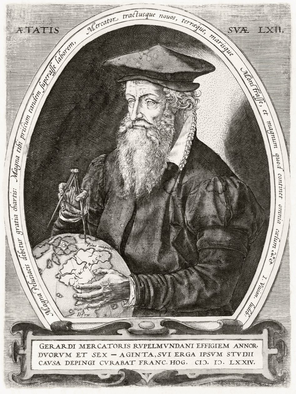 Gerardus Mercator door Unbekannt Unbekannt