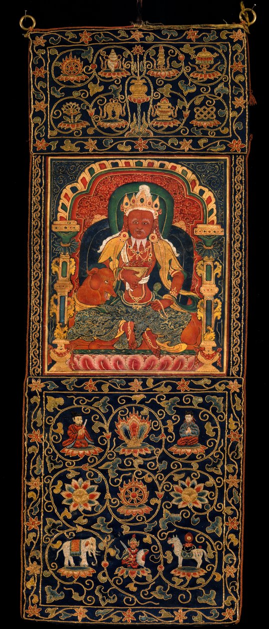 God van het vuur, Agni, van de Mandala van de Medicijn Boeddha door Unbekannt Unbekannt