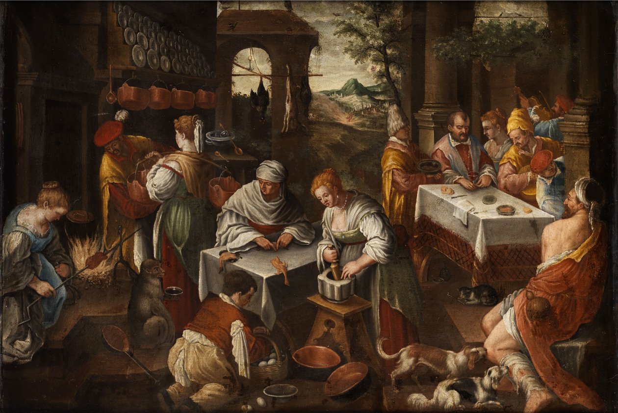Italiaanse schilder in de navolging van Francesco Bassano door Unbekannt Unbekannt