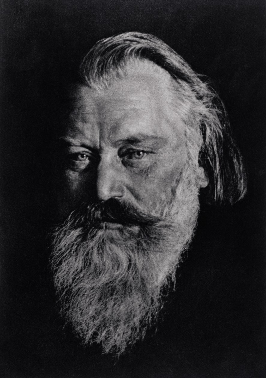 Johannes Brahms door Unbekannt Unbekannt