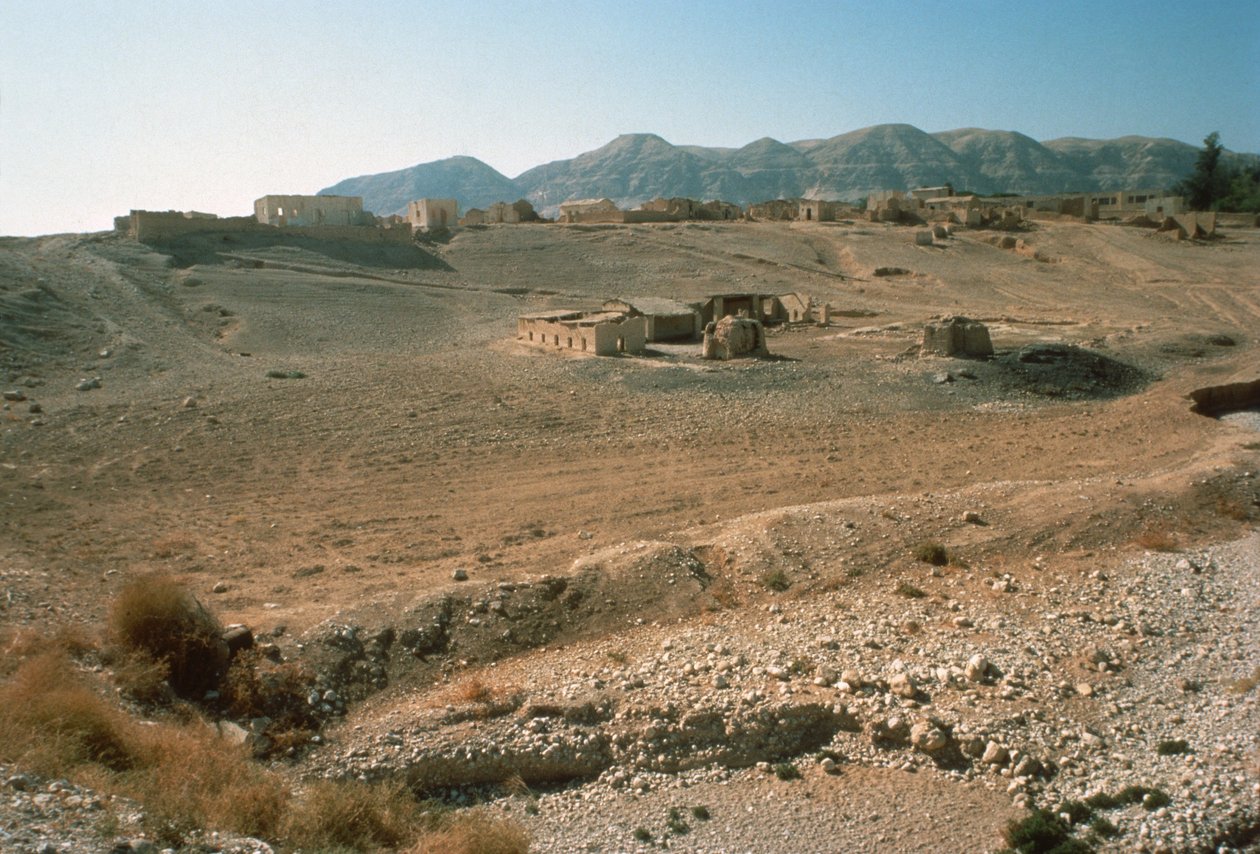 Landschap door Unbekannt Unbekannt