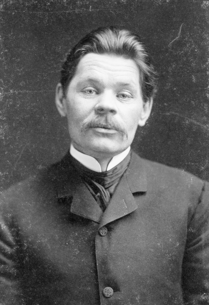 Maxim Gorki, ca. 1906 door Unbekannt Unbekannt