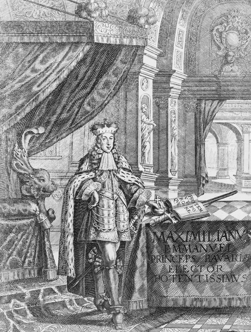 Maximiliaan II Emanuel (1662-1726), keurvorst van Beieren door Unbekannt Unbekannt